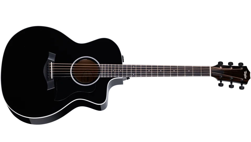 214ce-BLK PlusBig Leaf Mapleアコースティック エレクトリック ギター